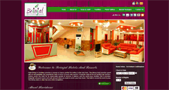 Desktop Screenshot of brinjalhotels.com